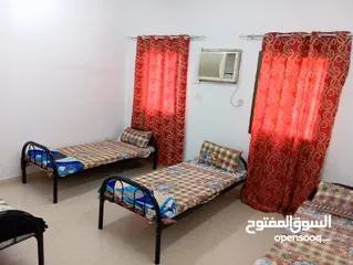  5 سراير وغرف مفروشة للايجار اليومي  للوافدين فقط بمسقط Beds and furnished rooms for rent a in Muscat