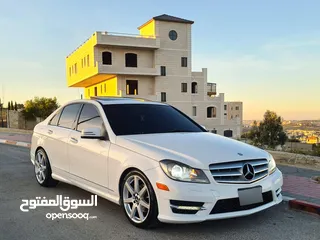  14 Mercedes C250 / AMG موديل 2015 فل الفل الإضافات  عداد 77000 / بحالة الوكالة  أصل AMG فل إضافات