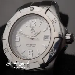  7 Tag Heuer 2000 Series Professional - Silver and White