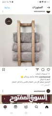  5 علاقات ملابس ،علاقات خشبية ،يدوية
