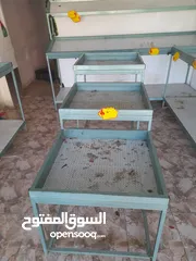  6 استاندات محل خضرة حديد للبيع حديد ثقيل حديد تفصيل