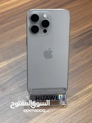  2 مستعمل بحالة الجديد ايفون 15 برو ماكس///IPHONE 15 PRO MAX (512GB) USED