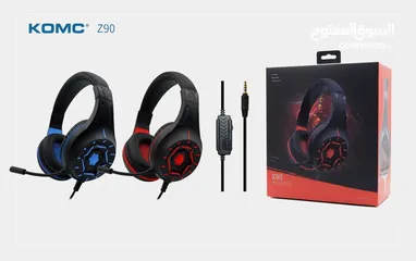  7 سماعة KOMC S90 GAMING HEADSET هيد سيت  راسية جيمنج من كومك