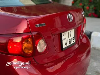  11 تويوتا كورولا للبيع بحاله ممتازه موديل 2009