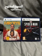  1 Far cry and Spider man for PS5