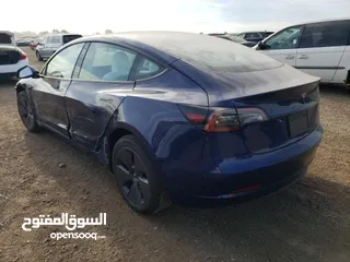  12 Tesla model 3  موديل 2023 بحال الوكالة  ممشى 10 الاف فقط حادث بسيط جدآ بأمريكا مرفق الصور