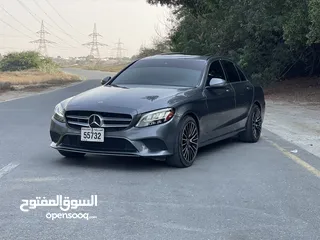  4 مرسيدس C300 وارد امريكي 2021 بحاله ممتازه جداً