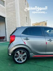  8 Kia Picanto GTline  امكانية البيع دفعة وشيكات  خدمة التوصيل متوفرة