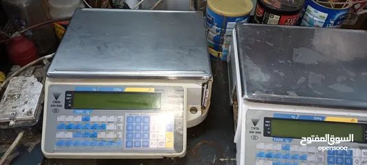  4 ثلاجات عرض+فريزرات عرض موازين باركود  بسعر حرق