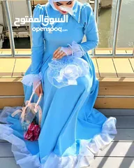  2 فستان نسائي نازك فساتين العيد يمنا غير