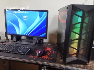  1 جهاز pc للبيع  يمكن البدل ع ps4