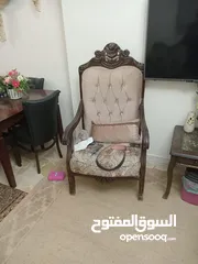  3 طقم كنت خشب زان بحالة ممتازه