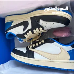  21 شوز إير جوردن 1 ترافيس سكوت X فريغمنت' shoes nike Jordan 1 Retro Low  Fragment x Travis Scott  حذاء