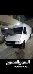  1 باص مارسيدس 412 جير عادي ماتور 2500 بحالة جيدة موديل 97