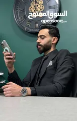  2 ساعات Rolex ستيل + جلد مع بكج رولكس لساعة وبطاقة كفالة لمدة سنة كاملة من تاريخ الاستلام  تواصل واتس