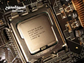  1 CPU intel Quadcore Q6600 كواد كور