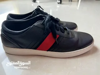  1 Casual Black and Cream shoes(2in1)