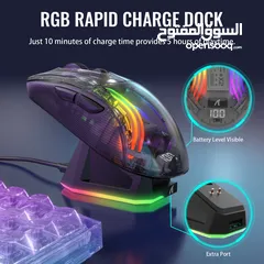  4 ماوس جيمنج RGB لاسلكي للبي سي و الاكس بوكس