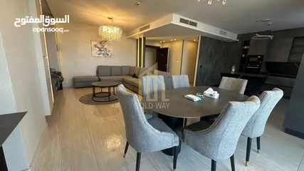  12 في أجمل مناطق عبدون شقة مفروشه للبيع طابق ثامن 133م بسعر مميز / ref 9539