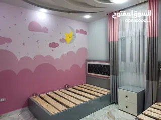  1 رسم غرف نوم اطفال وريسبشن رسام اسكندرية