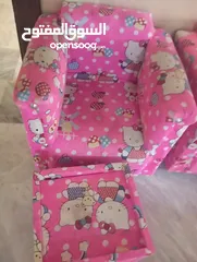  3 كنب اطفال مستعمل بحاله جيده