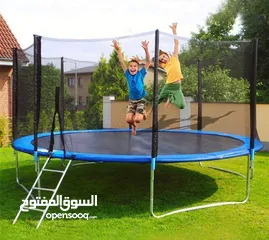  3 وصلنا حديثاً نطاطات ترامبولين زنبرك  مقاسات صغيرة ومتوسطة وكبيرة  من قطر 5 م الى 1.40 م
