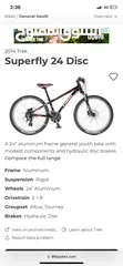  8 Superfly 24disc TREK one of the best bikes for mountain tracks