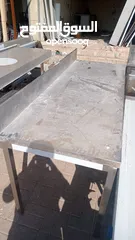  3 used Table & sink