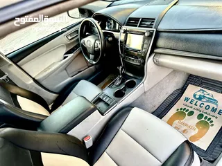  21 تويوتا كامري 2015 فل كامل اعلى صنف فحص 7 جيد كلين تايتل ولا ملاحظة ولم تعمل تطبيقات بطارية من الشركة