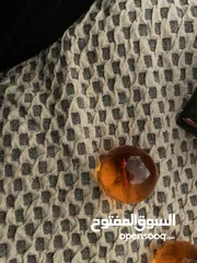  3 كرات دراغون بول اصلية غير قابلة للكسر مع لون مميز لامع مع ميداليتان كرات صغيرة ذات لون ازرق نادر