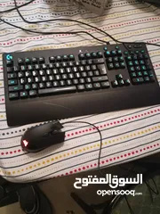  1 G 123 prodigy gaming keyboard and CORSAIR HARPOON RGB pro gaming mouse