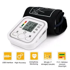  3 جهاز قياس ضغط الدم الرقمي الجزء العلوي من الذراع أوتوماتيكي بالكامل، للاستخدام الاحترافي