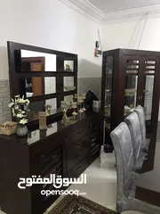  9 غرفة سفره زان بالكامل شبه وكاله استعمال عرسان 6 اشهر