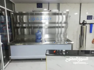  7 حوض تعبئة و تعقيم قوارير مياه 20 لتر 5 جالون ستانليس ستيل