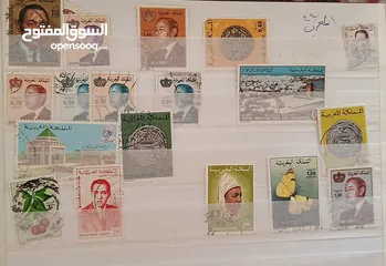 13 طوابع قديمة للبيع بنص ديناااار فقط