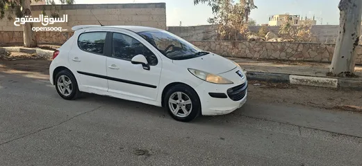  17 بيجو 207موديل 2009_اتومتيك _ماتور 1600-بنزين اصل برايفت _فحص الف صلاة النبي نظيفة من الاخر