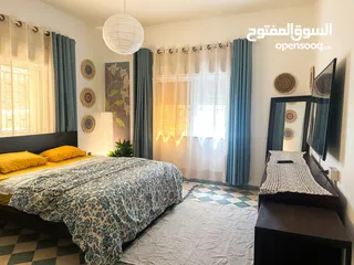  3 Beautiful 2 bedroom apartment ground floor with garden for rent in Jabal Weibdeh