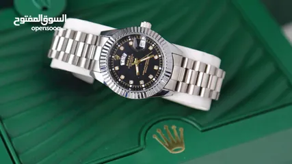  2 ساعات روليكس ستاتي  الجديد والقوي ساعات  ROLEX  كوبي ماستر  الأكثر مبيعًا