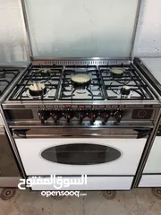  26 غازات إيطالي يونيفرسال مجدد كامل ستانلس ستيل كامل 7 مفاتيح يشتغل فرنو فوق وتحت مع بعض أو كل شوايه لح