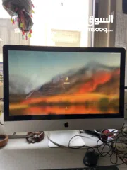  1 إيماك 27 إنش (iMac 27") مواصفات قوية i7 - شاشة عملاقة ونظافة تامة