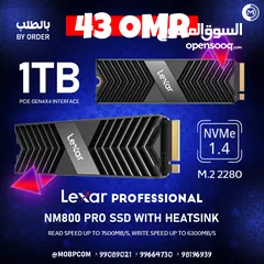  1 Lexar Professional NM800 PRO SSD With HeatSink - هاردسك داخلي سريع جدا !