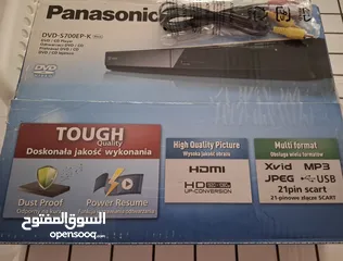  1 باناسونيك دي في دي جديد بالكرتونة Panasonic S700EP-K DVD/CD Full HD