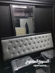  5 غرفه نوم ماستر تفصيل خشب لاتيه 18 بالكامل بحاله الجديد وبسعر مغري
