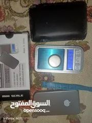  7 موازين ميزان  حساس 4 اصفار توزين مواد ثمينه  و ذهب و فضه