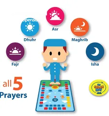  9 My Salah Mat - Educational Interactive Prayer Mat