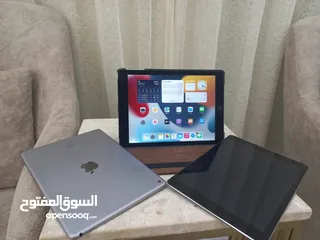  3 ايباد6 نظيف وعليه ضمان