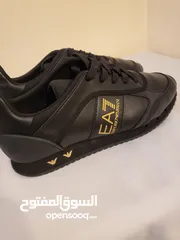  17 EA7 EMPORIO ARMANI NAVY BLUE SILVER SNEAKERS 40