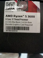  1 للبيع معالج AMD بحال ممتاز (جديد)