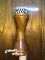  1 خشبة عراقية احترافية شغل درجة اولى مصنوعة من خشب الصنوبر وجلد غشاء قلب البقر