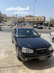  6 هيونداي افانتي xD لون اسود مميز ميتالك  موديل 2000
